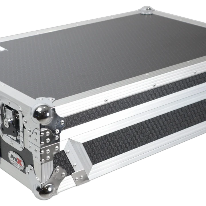 ProX ATA style flight case for Pioneer DDJ-REV7 DJ controller with wheels and handles, side profile