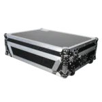 ProX ATA flight case for Denon PRIME 4 DJ controller with dimensional measurements and specifications diagram