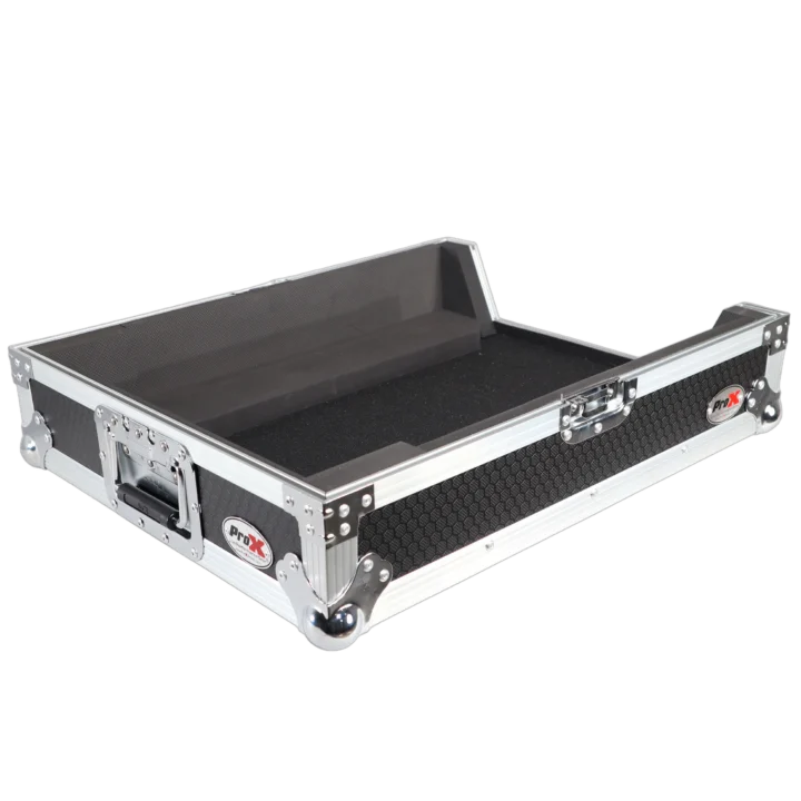 ProX ATA style flight case for Pioneer DJM-A9 DJM-V10 mixer with dimensional specifications diagram