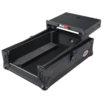 ProX ATA flight case for Pioneer DJM-S7 and DJM-S9 DJ mixer, side profile showing black finish and protective construction