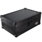 ProX ATA flight case for Pioneer DJM-S7 DJ mixer showing rear panel connections and cable management