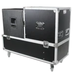 ProX ATA flight case designed for two RCF EVOX12 or EV Evolve 50 compact array speakers and subwoofers