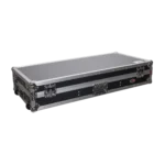 ProX ATA flight case close-up detail showing reinforced hardware and locking mechanisms for DJ equipment