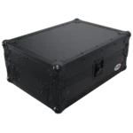 ProX ATA flight case with sliding laptop shelf dimensional specifications and measurements diagram