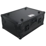ProX ATA flight case with sliding laptop shelf dimensional specifications and measurements diagram