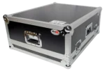 ProX ATA flight case for Midas 32R digital audio mixer console, side profile view showing protective construction