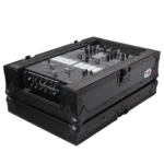 ProX ATA flight style road case black finish for Pioneer DJM S11 and RANE mixer equipment