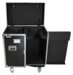 ProX ATA flight case for two large moving head lighting fixtures dimensional diagram with measurements