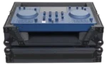 ProX ATA flight case for Pioneer AlphaTheta OMNIS-DUO DJ controller, black protective case side view