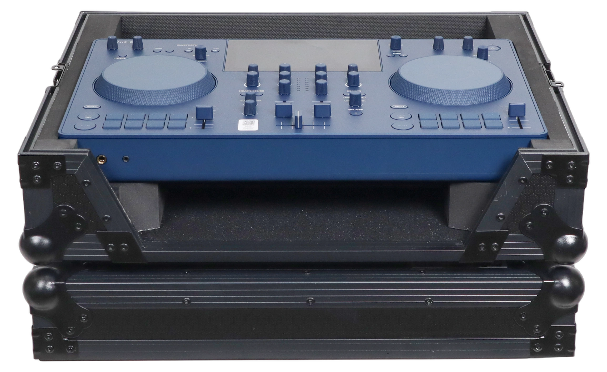 ProX ATA Flight Case Pioneer AlphaTheta OMNIS-DUO Controller ProX ATA flight case for Pioneer AlphaTheta OMNIS-DUO DJ controller, black protective case side view
