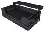 ProX ATA flight case for Pioneer XDJ-AZ DJ controller with integrated laptop shelf and LED lighting