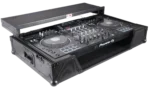 ProX ATA flight case for Pioneer XDJ-XZ DJ controller rear panel with cable management and ventilation ports