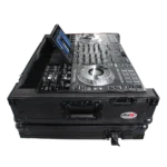 ProX ATA flight case for Pioneer PRIME 4 MK2 DJ controller showing rear panel with connectors and handles