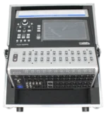 ProX ATA flight case with QSC TouchMix 30 digital audio mixer installed and ready for transport