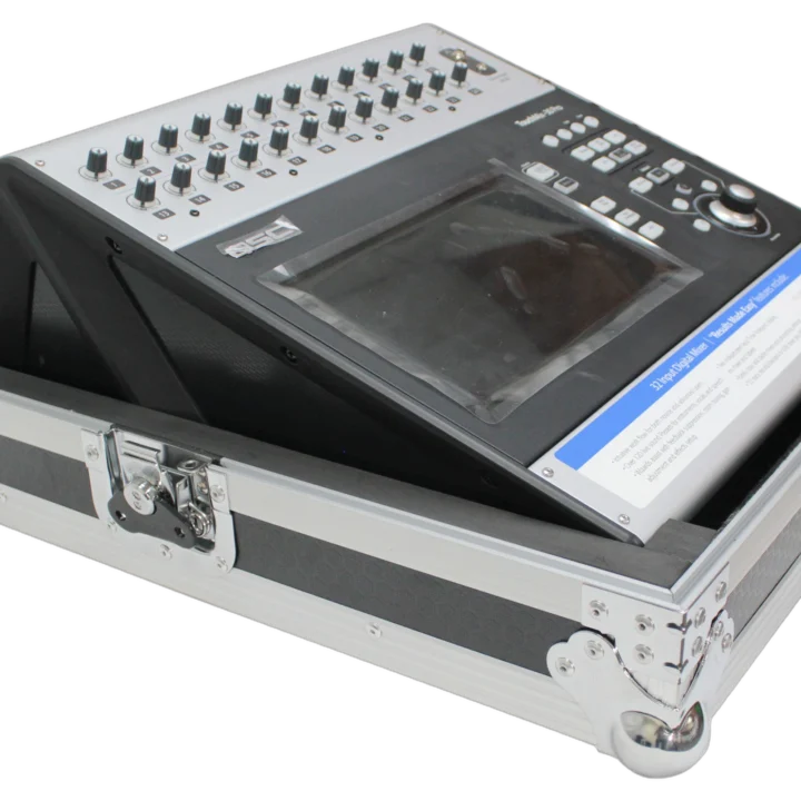 ProX ATA digital audio mixer flight case designed for QSC TouchMix 30 console, secondary angle view