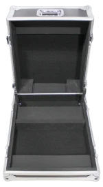 ProX ATA flight case protecting Allen and Heath QU-16 digital audio mixer console in professional studio setup