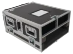 ProX ATA flight case for Allen & Heath QU5 digital audio mixer with dimensional diagram specifications
