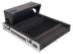 ProX ATA flight case for Allen & Heath QU5 digital mixer showing reinforced corner hardware and protective latching mechanism