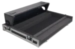 ProX ATA flight case for Allen & Heath QU7 digital mixer with dimensional specifications and doghouse compartment layout