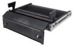 ProX ATA flight case for Allen Heath QU7 digital audio mixer with dimensional specifications and doghouse compartment layout