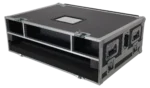 ProX ATA flight case for Allen & Heath QU7 digital mixer with dimensional specifications and doghouse compartment layout