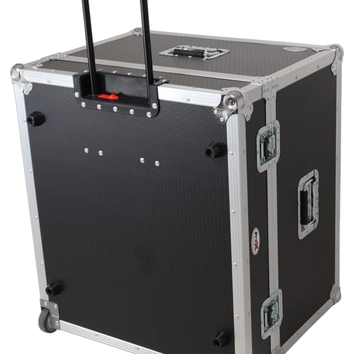 ProX ATA flight case with pull handle and wheels designed for Waves eMotion LV1 Classic mixer