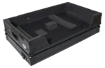 ProX ATA flight case for Pioneer XDJ-AZ DJ controller with wheels and 1U rack space, black