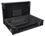 ProX ATA flight case for Pioneer XDJ-RX3 DDJ-REV5 DJ controller with wheels and rack space side profile