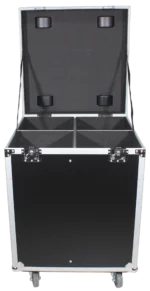 ProX ATA road case designed for four ETC Source Four Par Can ellipsoidal lighting fixtures with protective interior