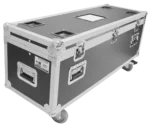 ProX ATA utility flight case with four-inch casters in professional studio application setup