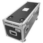 ProX ATA utility flight case heavy-duty caster wheel detail showing professional road case mobility
