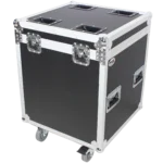 ProX ATA utility flight case with four-inch casters, heavy-duty road case for equipment transport and storage