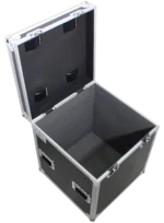 ProX ATA utility flight case showing heavy-duty casters and locking mechanisms detail view