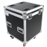ProX ATA utility flight case with heavy-duty casters and reinforced corners for road transport