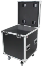 ProX ATA utility flight case with heavy-duty construction and 4-inch casters, front view