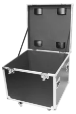 ProX ATA utility flight case with heavy-duty construction, 4-inch casters, and reinforced corners for professional road transport