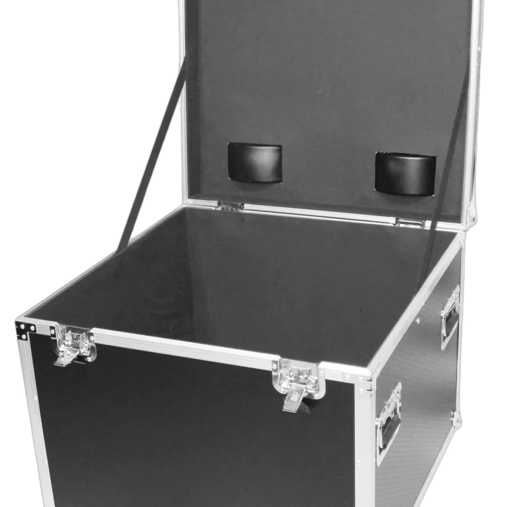 ProX ATA utility flight case with heavy-duty construction, 4-inch casters, and reinforced corners for professional road transport