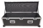 ProX ATA utility flight case with low profile wheels, heavy-duty storage road case in lifestyle setting