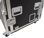 ProX Blackmagic ATEM 1M/E Advanced Panel video controller dimensional specifications diagram showing 8U and 3U rack mount configuration