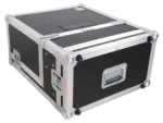 ProX Blackmagic ATEM 1 M/E flight case dimensional specifications diagram showing 3U and 6U rack unit measurements