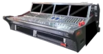 ProX Avid Venue S6L-32D flip-ready hydraulic console flight case rear panel with detachable carrying handles