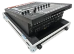 ProX flight case for Behringer Wing Compact digital mixer showing reinforced side panel and handle
