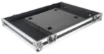 ProX flight case for Behringer Wing digital mixer console with low profile wheels in professional studio setup