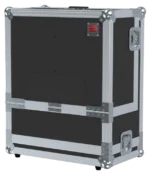 ProX flight case for Blackmagic ATEM 1 M/E camera control panel showing 3U and 6U rack dimensions and specifications