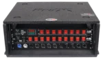 ProX BLAQ Series 4U vertical amp rack case with polyurea coating and 14 inch depth