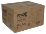 ProX BLAQ Series 6U rack case 14 inch deep dimensional diagram with measurements