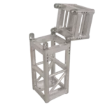 ProX bolt box hinge mechanism detail showing professional truss connection hardware