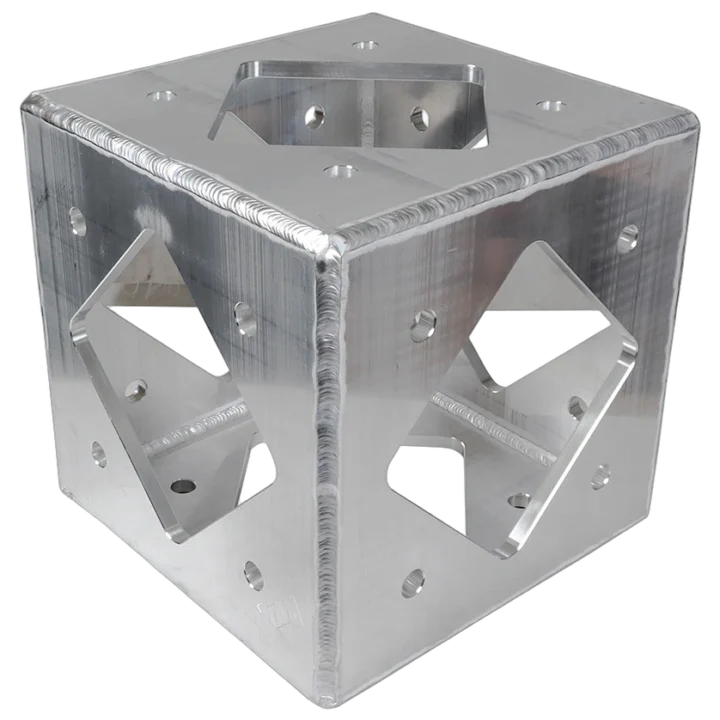 ProX BoltX 6 way 12 inch flushed corner block bolted professional box truss MK2 front view