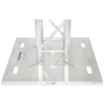 ProX 30 inch aluminum BoltX base plate with raised frame design for bolted box truss systems