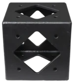 ProX BoltX 6 way 12 inch flushed black corner block bolted box truss MK2 detail view